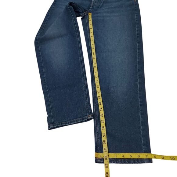 Lucky Brand Jeans Womens 28x28 Blue Boyfriend Mid Rise Relaxed Straight Denim - Picture 12 of 13